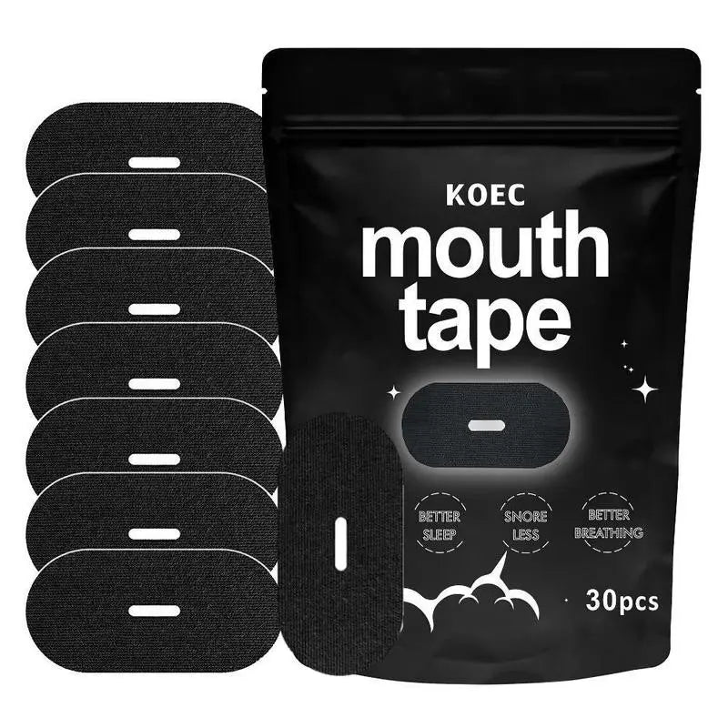 Sleep Mouth Tape, Anti-Snoring Breathable Mouth Tape, 30 Pieces & 60 Pieces Options, Comfortable Sleeping Tape for Night Use, Sleep Tape Mouth Breathing