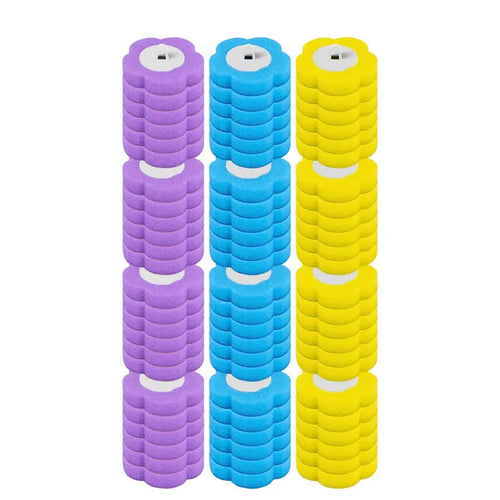 72-Pack Disposable Toilet Brush Refill Heads, Replacement Sponge Pads for Deep Cleaning, Toilet Wand Refills for Bathroom Care