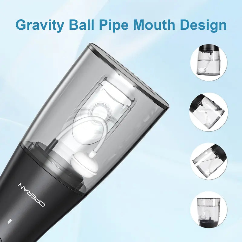 Operan Cordless Lightweight Oral Irrigator (45.5G) - 300Ml Tank, 4 Cleaning Modes, 4 Nozzles, IPX7 Waterproof, USB Rechargeable, Plaque Removal, at Home Dental Care, Deep/Health Oral Irrigators, Braces Alternative, for Home/Travel (No Batteries Needed)