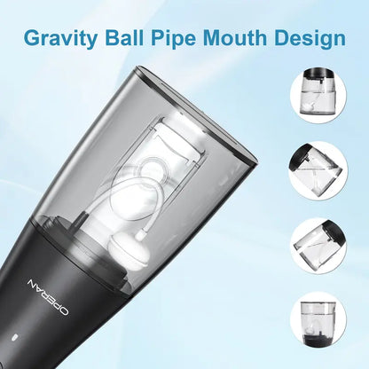 Operan Cordless Lightweight Oral Irrigator (45.5G) - 300Ml Tank, 4 Cleaning Modes, 4 Nozzles, IPX7 Waterproof, USB Rechargeable, Plaque Removal, at Home Dental Care, Deep/Health Oral Irrigators, Braces Alternative, for Home/Travel (No Batteries Needed)